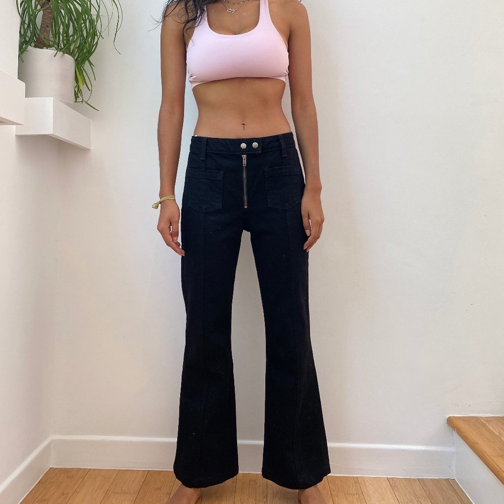 Reformation Black Bootcut Jeans